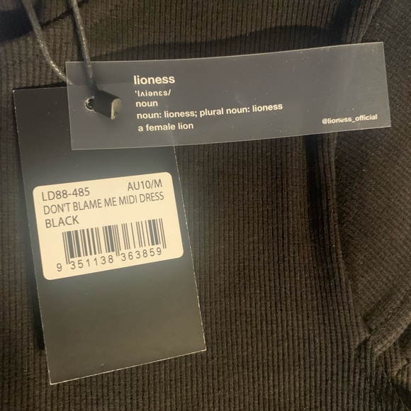 LIONESS Don’t Blame Me midi dress size M - Picture 6 of 6